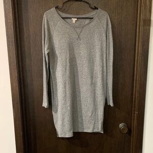 *4/$20* Merona Heather Gray Sweatshirt Dress XL
